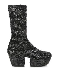 Prada Sequins Platform Boots