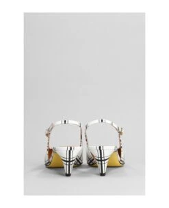 Marni Pumps In White Leather -Urban Shoes World a9e54cc4b8a4721acce93e9b9bad592a