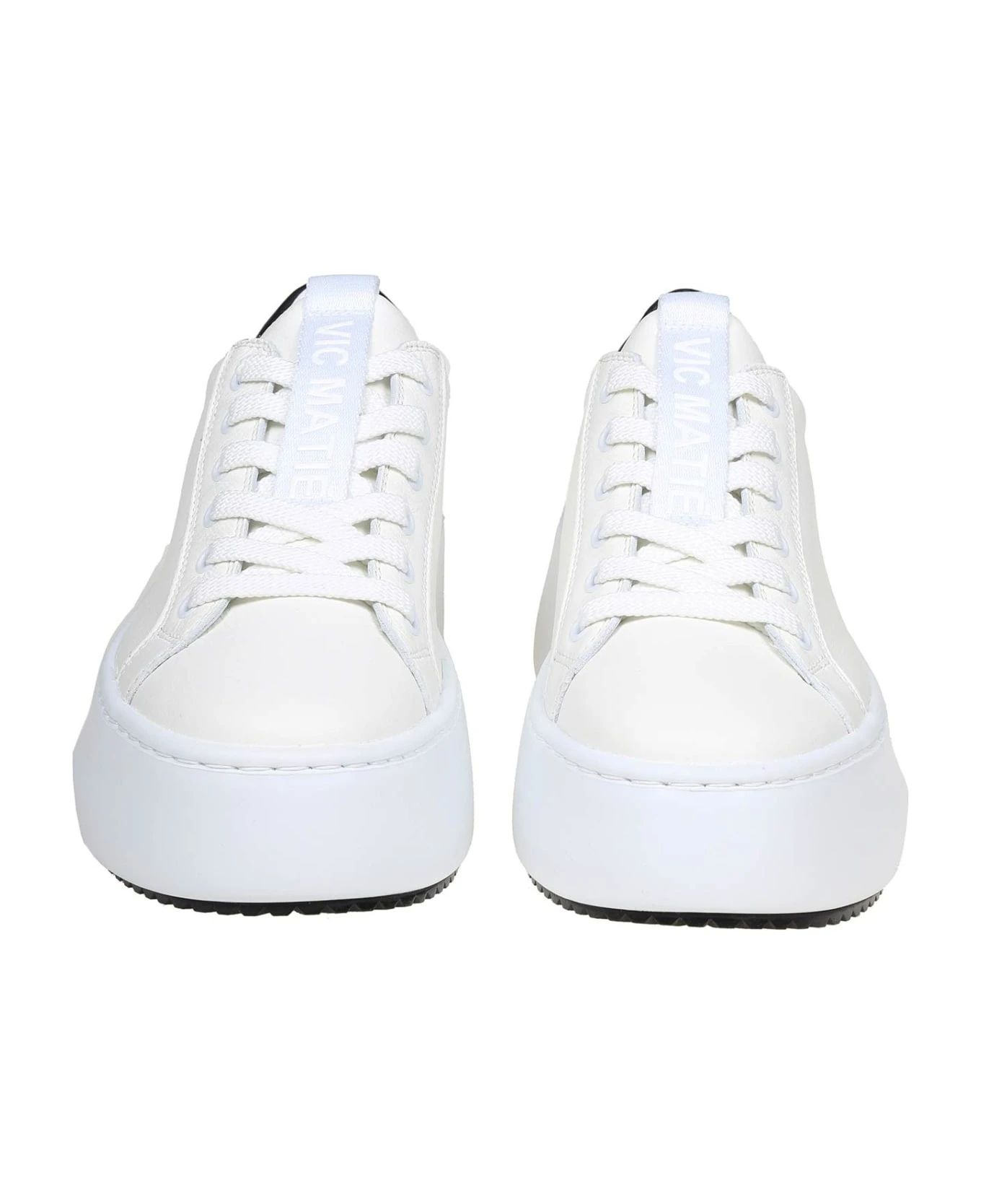 Vic Matié ' Butter Sneakers In White Leather 2 Vic Matié ' Butter Sneakers In White Leather - Image 2