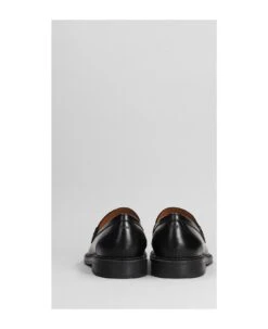 Chloé Mercie Loafers In Black Leather -Urban Shoes World afb652d40862005e87af8655795df40e