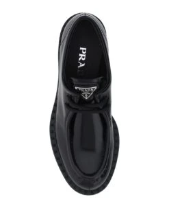 Prada Chocolate Loafers -Urban Shoes World b018b9a7f526ed27ca0ef0135b5d665a