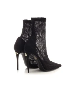 Dolce & Gabbana Lace Ankle Boot -Urban Shoes World b23417c2d0b1599bec3ec686a7f22a2a
