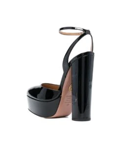 Aquazzura Black 'so High' Plateau Platform Pumps In Calf Leather Woman -Urban Shoes World b2dba645bff9e9c3b501f56e234a38ea