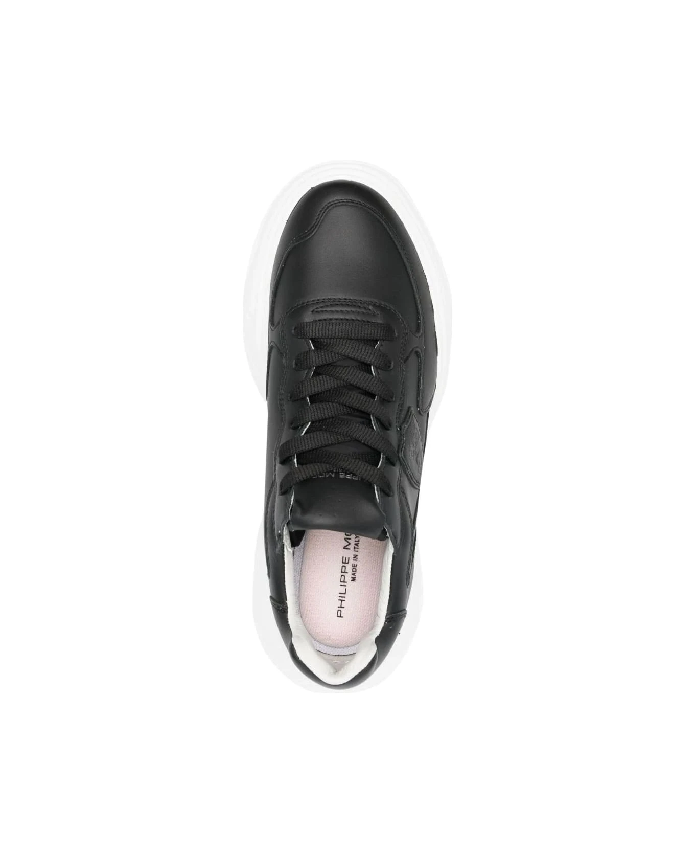 Philippe Model Rivoli Low Sneakers - Black 4 Philippe Model Rivoli Low Sneakers - Black - Image 4