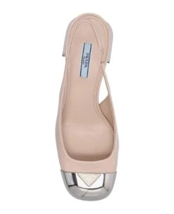 Prada Logo Plaque Slingback Pumps -Urban Shoes World b683dbca8b8fb618093c32c42f66ebbd