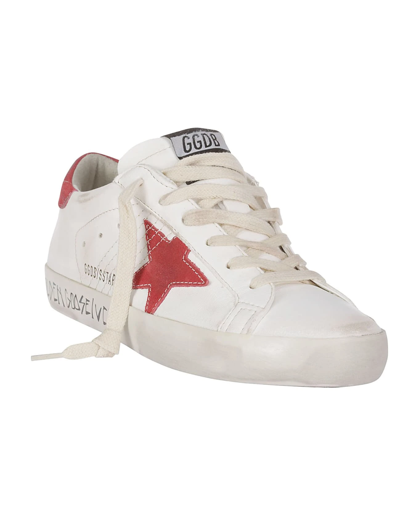 Golden Goose Super-star Nappa Upper Suede Star And Heel Signatu 2 Golden Goose Super-star Nappa Upper Suede Star And Heel Signatu - Image 2