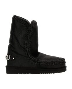 Mou 'eskimo 24 Rhinestone Logo' Ankle Boots