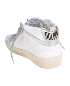 Golden Goose Mid Star Sneakers In White Leather With Crystal Star 7 Golden Goose Mid Star Sneakers In White Leather With Crystal Star -Urban Shoes World bf4cfde55d2460c7f288e357c2554910