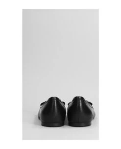 See By Chloé Chany Ballet Flats In Black Leather -Urban Shoes World bf72832b4b1def96195599d902e21e6b