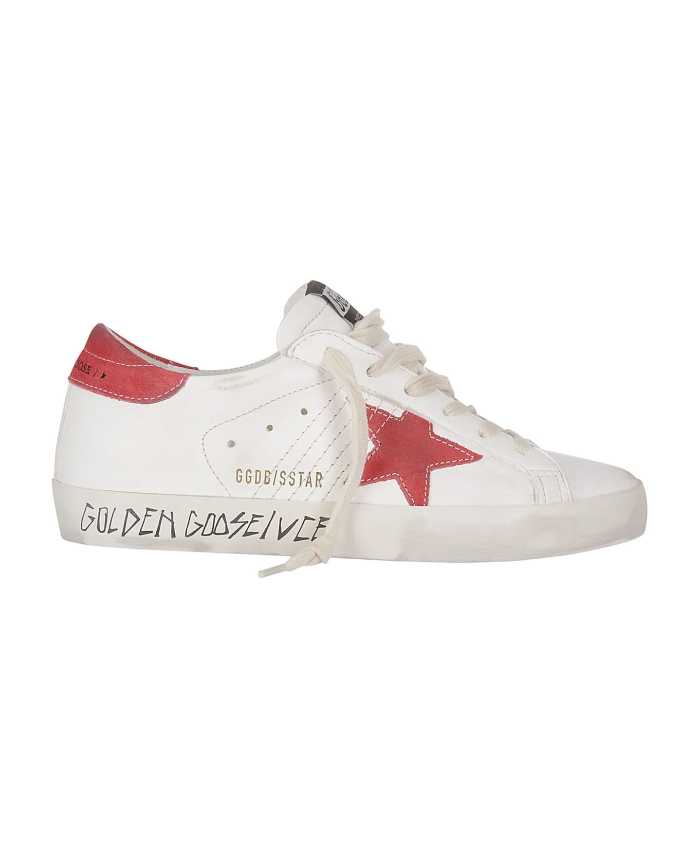Golden Goose Super-star Nappa Upper Suede Star And Heel Signatu 1 Golden Goose Super-star Nappa Upper Suede Star And Heel Signatu