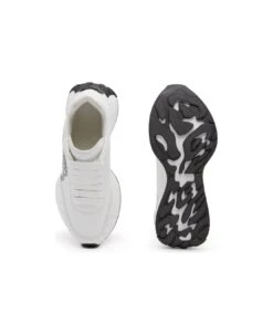 Alexander McQueen Sprint Runner Sneakers In White/silver/black -Urban Shoes World c0df94a75b7417e3d6aabd10702a191c