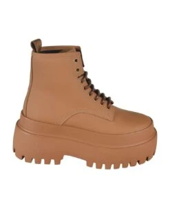 Dolce & Gabbana Lace-up Wedge Boots