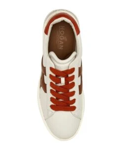 Hogan White Leather Rebel Sneakers 7 Hogan White Leather Rebel Sneakers -Urban Shoes World c4e466d0f99cc7eef74cc0ae816feeb8