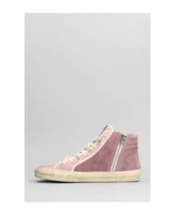 Golden Goose Slide Sneakers In Viola Suede -Urban Shoes World c5fd3648801b39f00b7ca68549caaa14