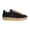Lanvin Lite Curb Sneakers In Suede Color Black