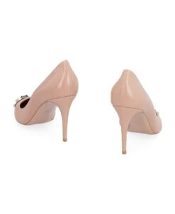 Valentino Garavani Rockstud Alcove Leather Pointy-toe Pumps -Urban Shoes World caaa48a9e78084c4b2e147691cc314d8