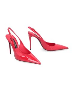 Dolce & Gabbana Patent Leather Pointy-toe Slingback -Urban Shoes World cd9e96b5d323aaf68f7e1c3083e5c66b