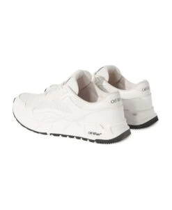 Off-White White Leather Kick Off Lace-up Sneakers -Urban Shoes World cecf503a56f95d0b752d0f94b1313ba2