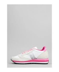 Saucony Jazz Triple Sneakers In White Suede And Fabric -Urban Shoes World d012bcd530610cf9be4b42e71a59b31b
