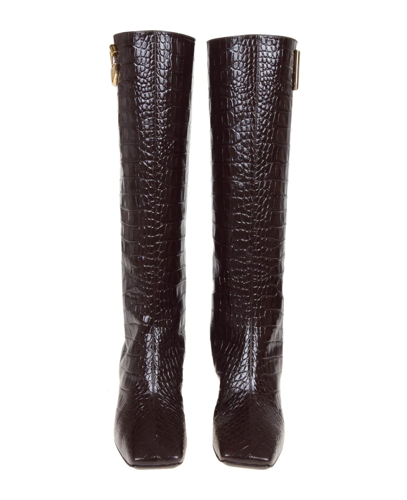 Dolce & Gabbana Boots In Coconut Print Leather 3 Dolce & Gabbana Boots In Coconut Print Leather - Image 3