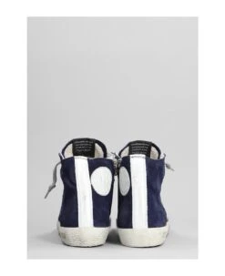 Golden Goose Francy Sneakers In Blue Suede -Urban Shoes World d70c29ec87684718874b3f06360afcb9
