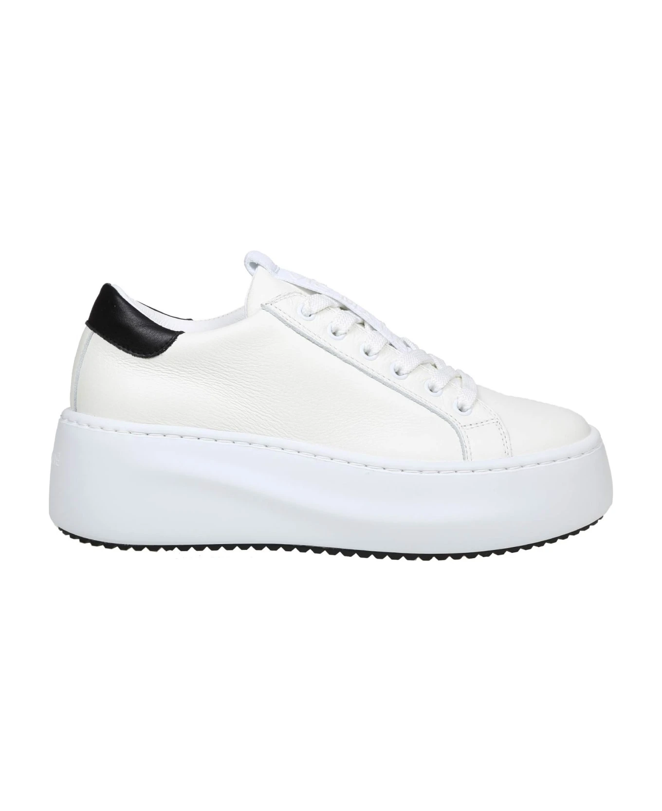 Vic Matié ' Butter Sneakers In White Leather 1 Vic Matié ' Butter Sneakers In White Leather