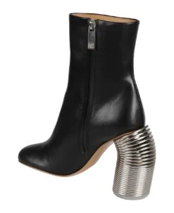 Off-White Spring Heel Ankle Boots -Urban Shoes World e11aafe519107fb1a7dd6268f509660e