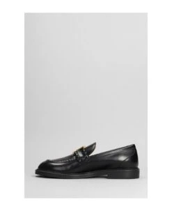 Chloé Mercie Loafers In Black Leather -Urban Shoes World e92169d19cbeae065858b3cace95fd79