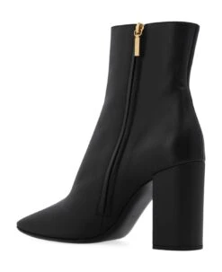 Dolce & Gabbana Heeled Leather Boots -Urban Shoes World ea63d9e73d2fa557a8551230b82cb858