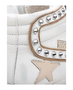 Golden Goose Slide Slide Penstar Sneakers In White Leather -Urban Shoes World ebace4ef40f3102a317c0ed5ef847e35