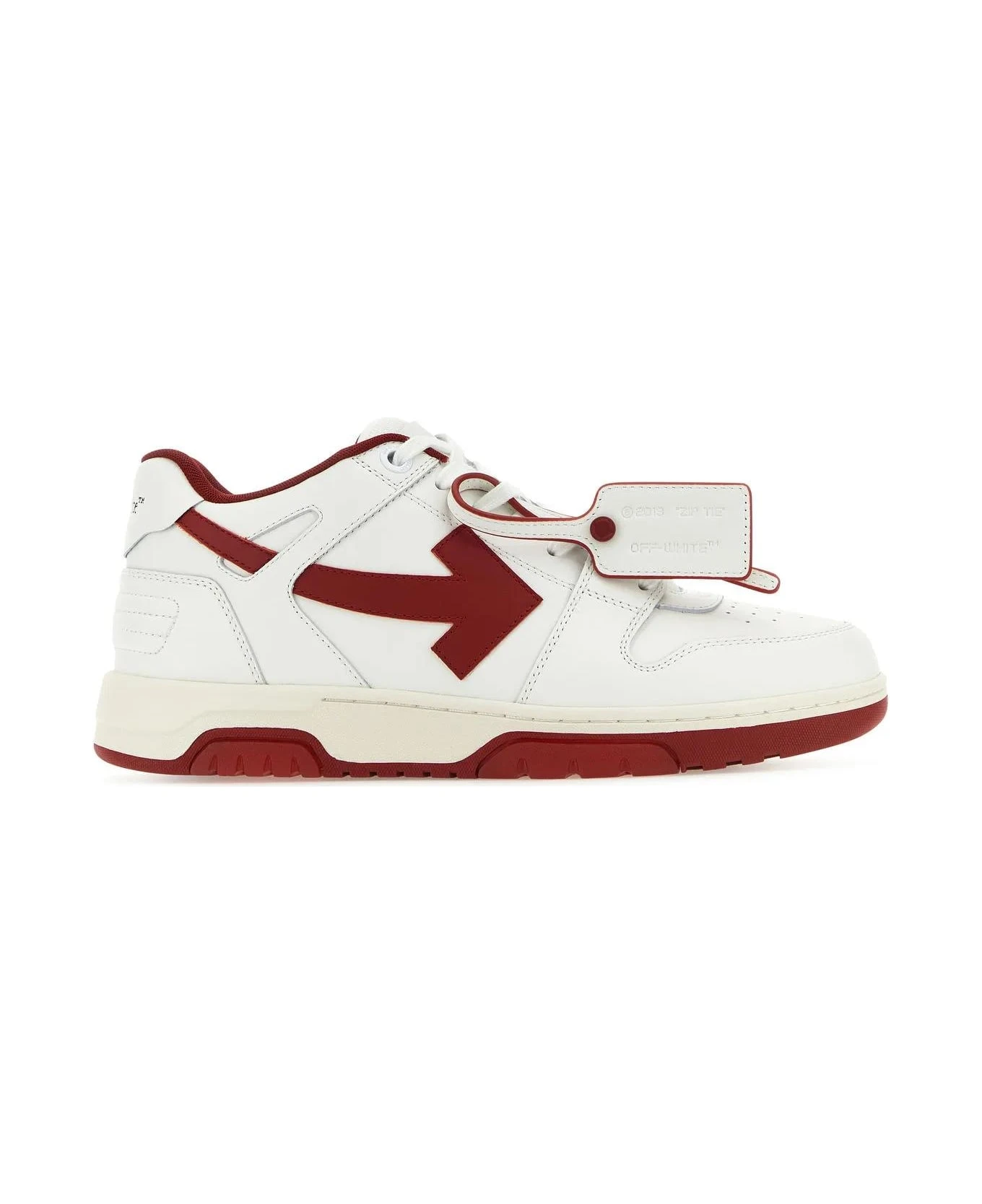 Off-White White Leather Out Of Office Sneakers 1 Off-White White Leather Out Of Office Sneakers