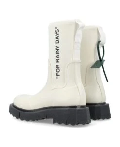 Off-White Sponge Rubber Rainboot -Urban Shoes World f10a5c834004cc17a5ceecdf6faa3e40