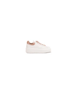Hogan White/pink H-stripes Sneakers