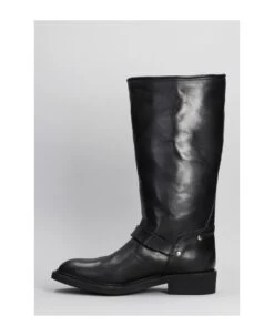 Golden Goose Biker High Low Heels Boots In Black Leather -Urban Shoes World f6d36ae9a05b0f8163cff6f0ac27f360