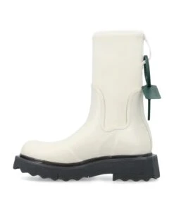 Off-White Sponge Rubber Rainboot -Urban Shoes World f8893d09d28ab1200088949d0eddeeb8
