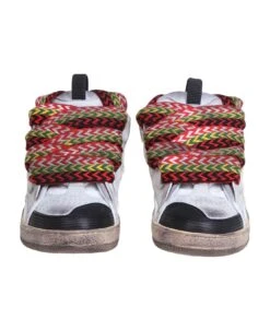 Lanvin Curb Sneakers In Leather Color White -Urban Shoes World faca5abbbd45faa7e8cac1d4a66ffec5