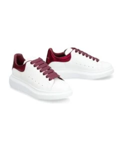 Alexander McQueen Larry Leather Sneakers -Urban Shoes World fc12ff2eec14739d04b76de20f5227fa