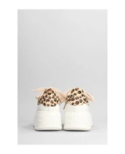 Ash Mobyanim Sneakers In White Leather -Urban Shoes World fe15f65cc945e5de82facf6e1c3bb891